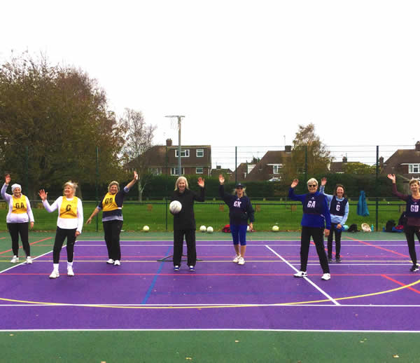 Walking Netball at Field Place Manor House & Barns