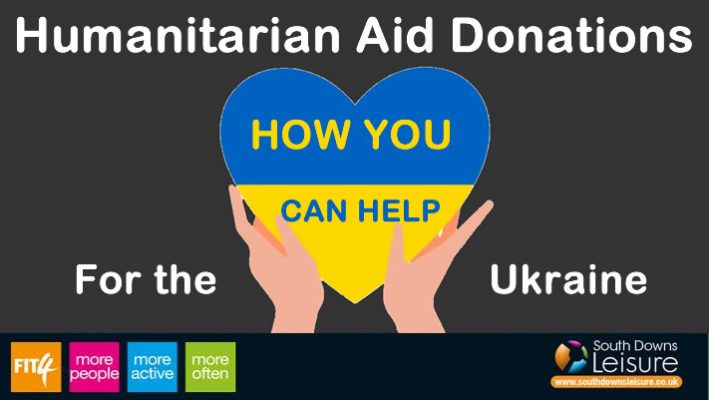 Humanitarian aid donations for Ukraine