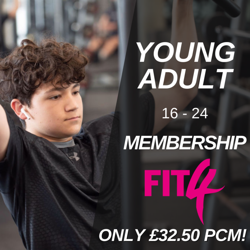 Young Adult FIT4 Membership for 16 to 24 year olds