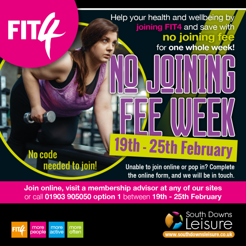 No Joining Fee Event February 2024