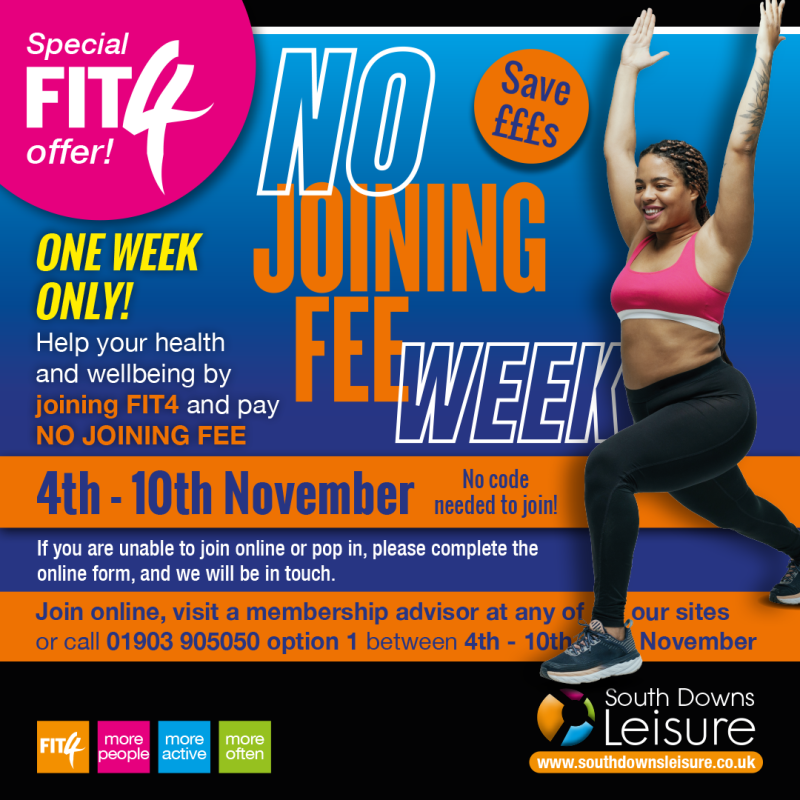 No Joining Fee Week - November 2024
